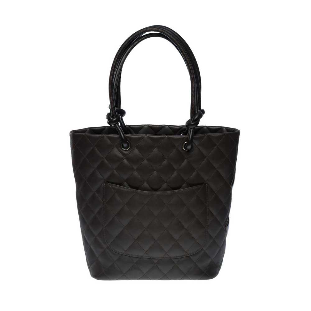 Chanel CHANEL Gorgeous Cambon Tote bag in brown q… - image 3