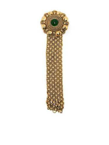 Chanel CHANEL Gemstone-Embellished Chain Bracelet
