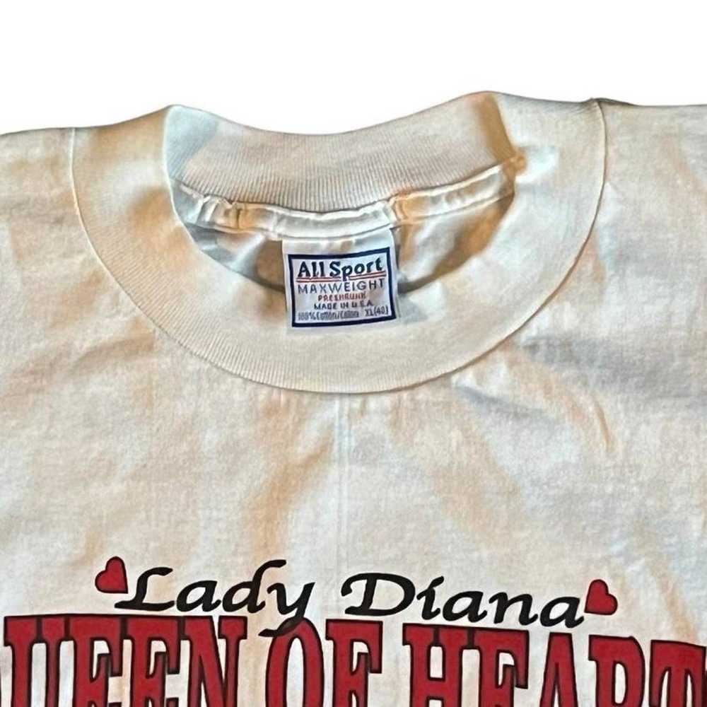 SUPER-RARE Lady Diana Queen of Hearts Memorial T-… - image 3