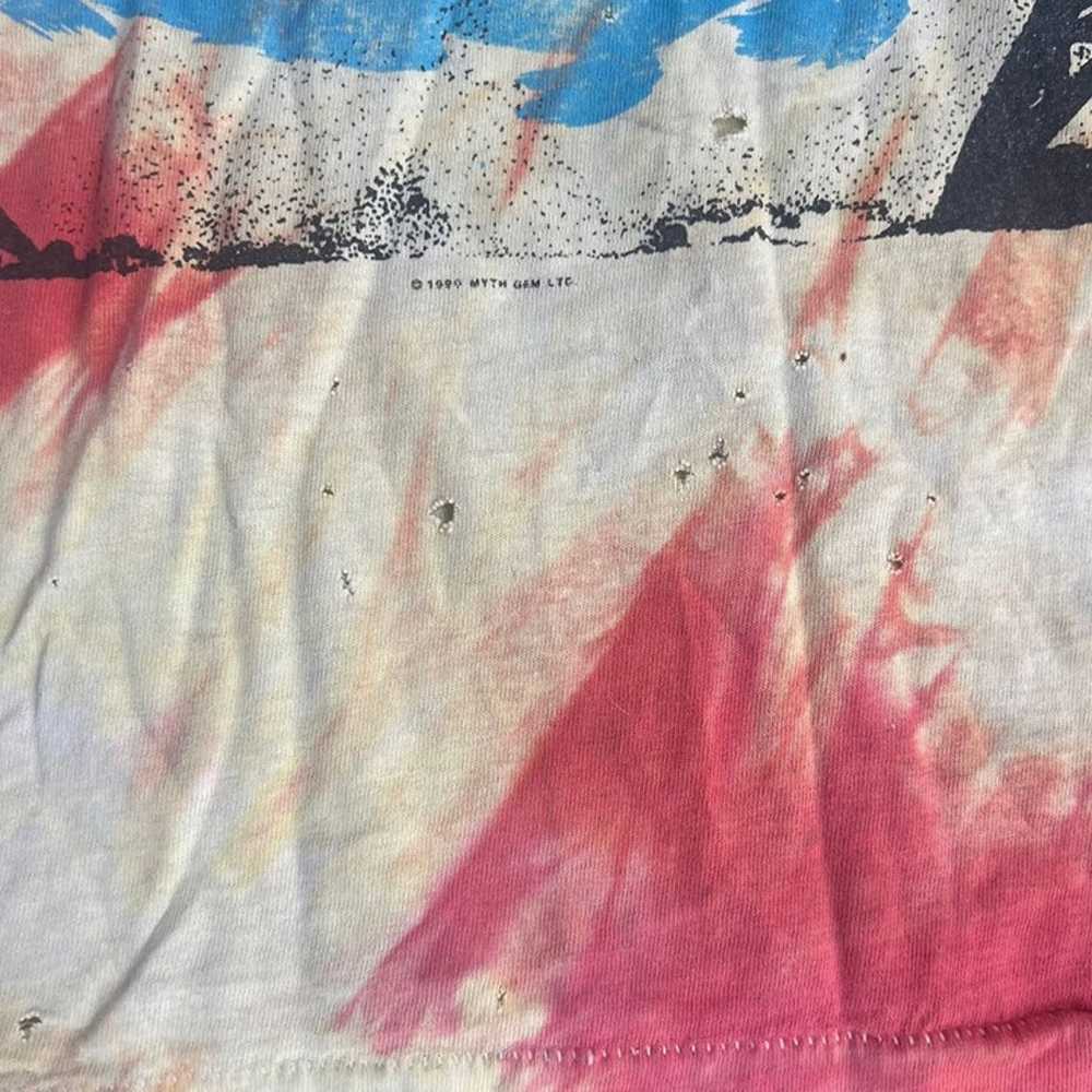 Rare Vintage Led Zeppelin 1990s Tie Dye T-Shirt XL - image 4