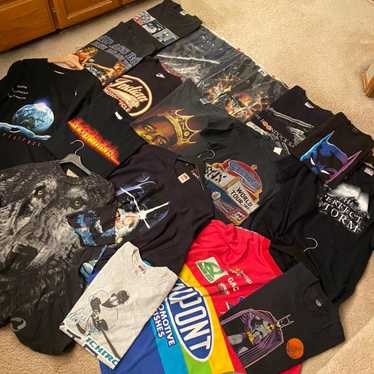 Vintage T Shirt Lot Movie Promos 80s And 90s - image 1