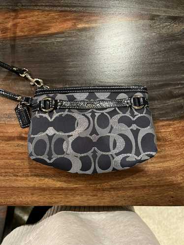 Coach Coach blue wristlet