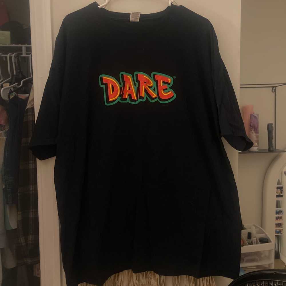 oversized retro D.A.R.E t-shirt - image 1