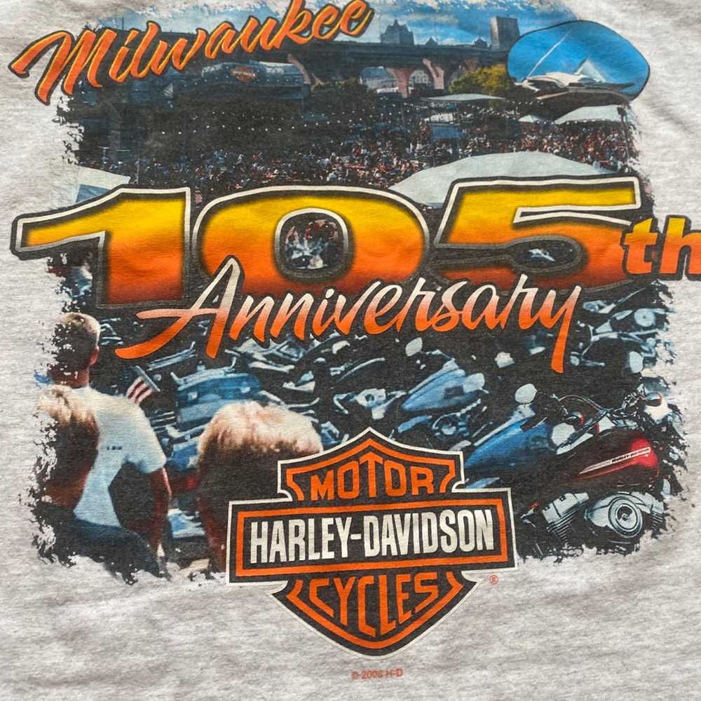 Vintage Harley Davidson Motorcycle 105th Annivers… - image 2