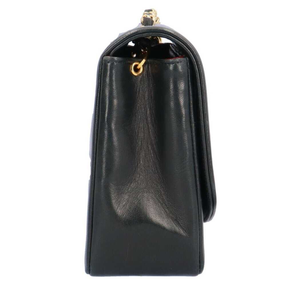 Chanel CHANEL Diana Chain Shoulder Bag Leather Bl… - image 4