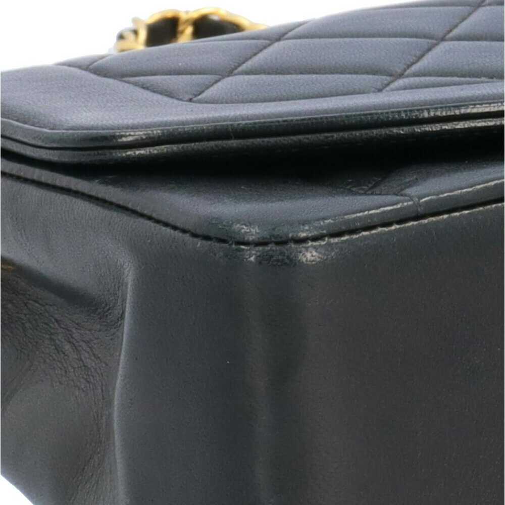 Chanel CHANEL Diana Chain Shoulder Bag Leather Bl… - image 7