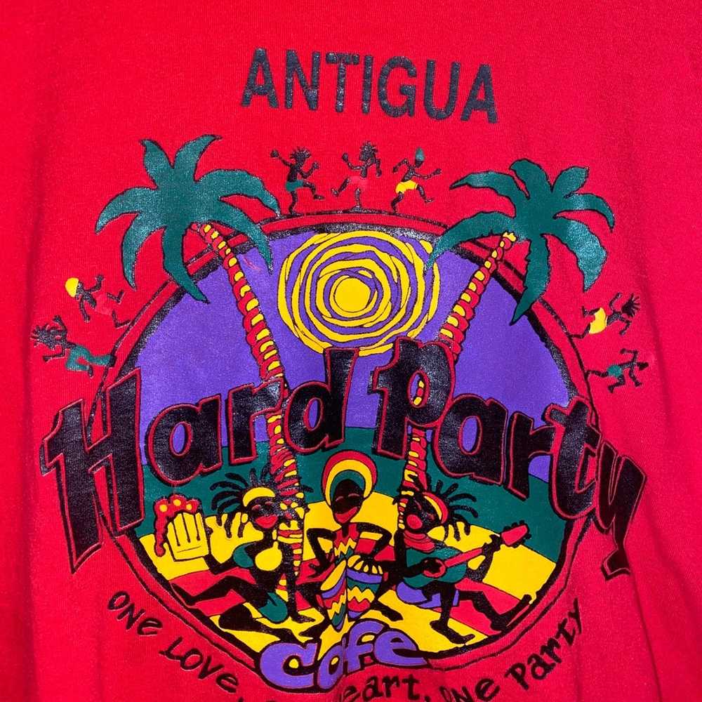 Vintage hard party cafe tee - image 2