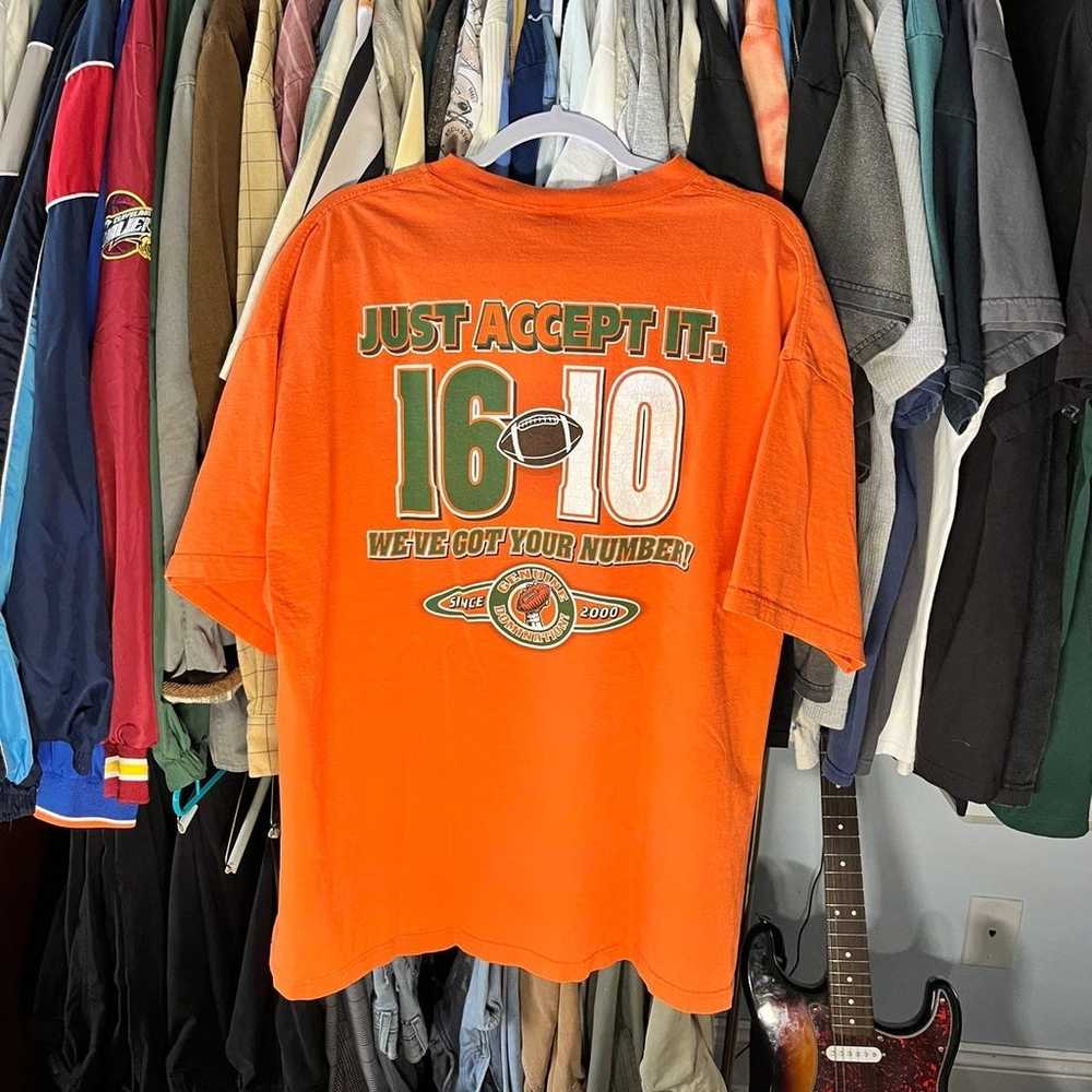 Vintage Miami Hurricanes Football T-Shirt - image 1
