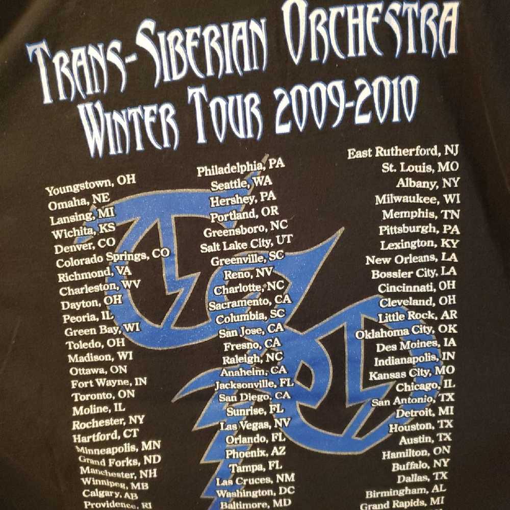 Trans-Siberian orchestra tour shirt 2009 - image 7