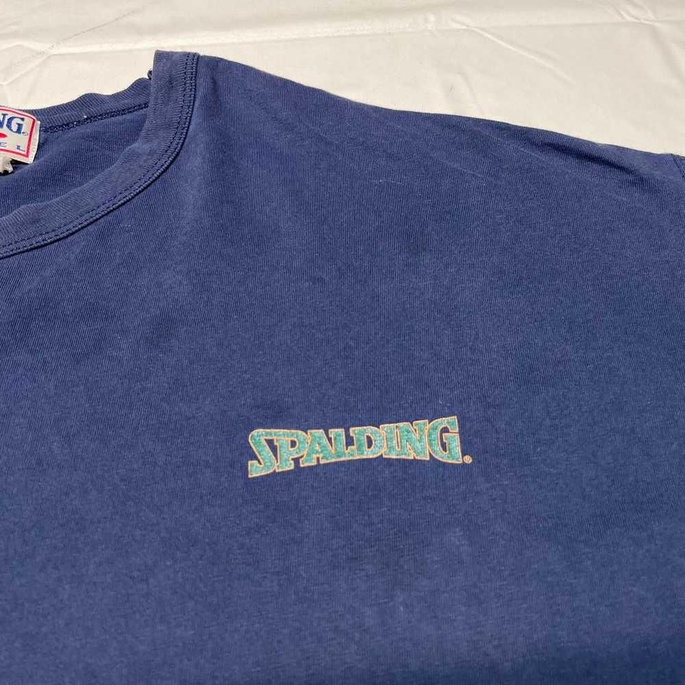 Vintage 90s Spalding T-Shirt Mens XXL Basketball … - image 2