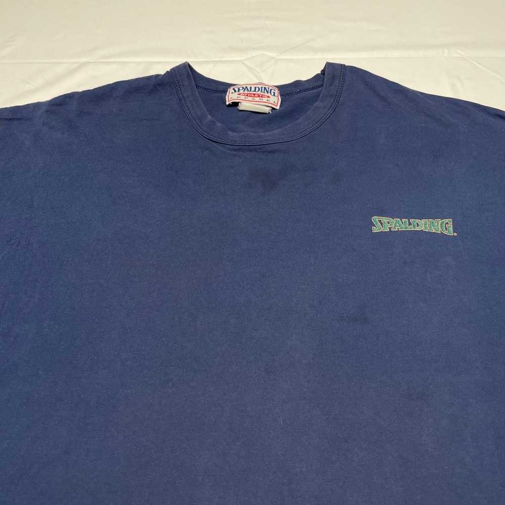 Vintage 90s Spalding T-Shirt Mens XXL Basketball … - image 8