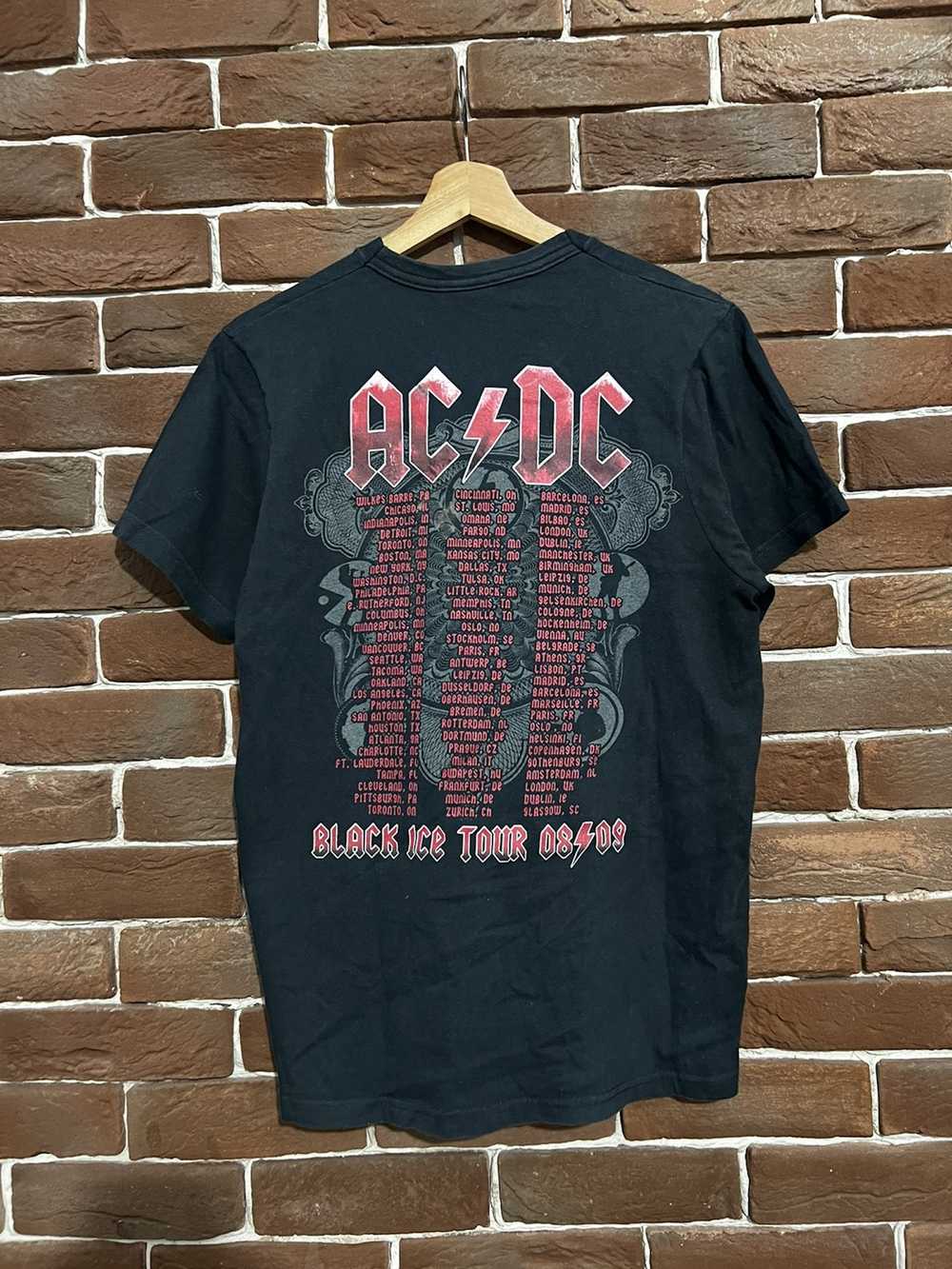 Ac/Dc × Band Tees × Vintage Vintage AC/DC Black I… - image 2