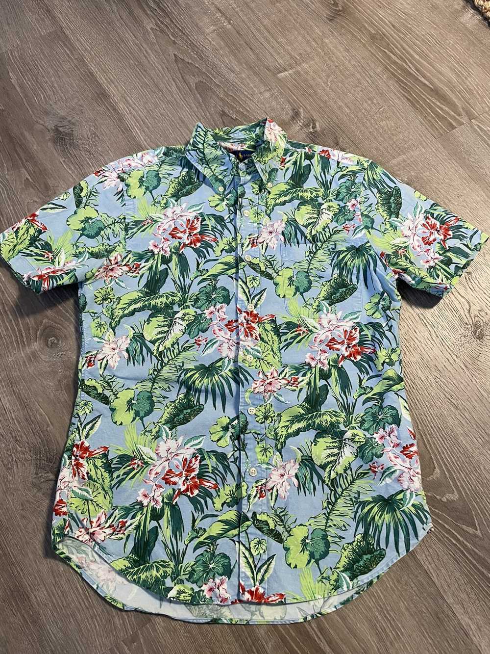 Polo Ralph Lauren Floral Print Button-Down Hawaii… - image 1