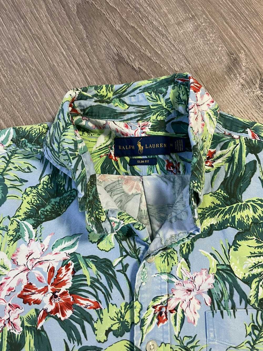 Polo Ralph Lauren Floral Print Button-Down Hawaii… - image 3