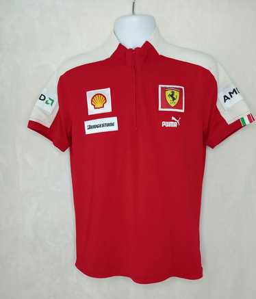 Puma Puma Ferrari F1 Shell Bridgestone Short Slee… - image 1