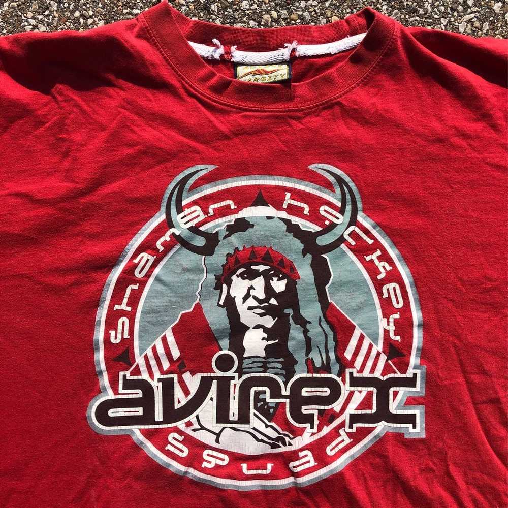 Vintage Avirex Shaman Hockey T-Shirt - image 2