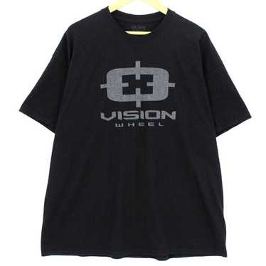 Vintage Gildan T-Shirt Men's Black Short Sleeve V… - image 1