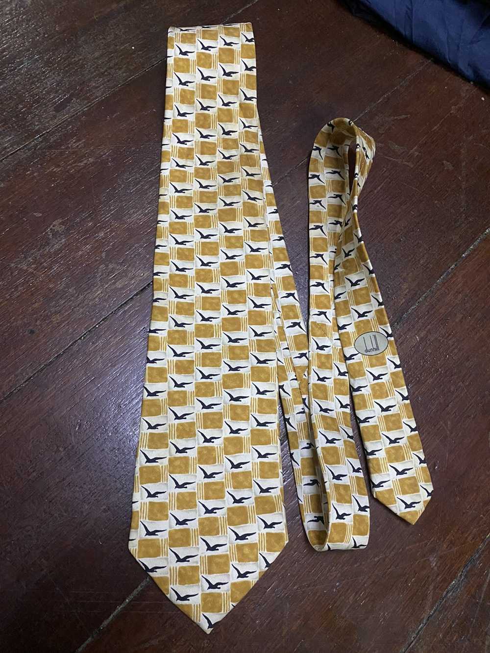 Other × Vintage Vintage dunhill full print ties - image 1