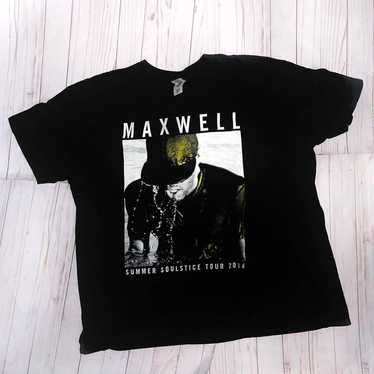 Retro 2014 maxwell tour tee shirt