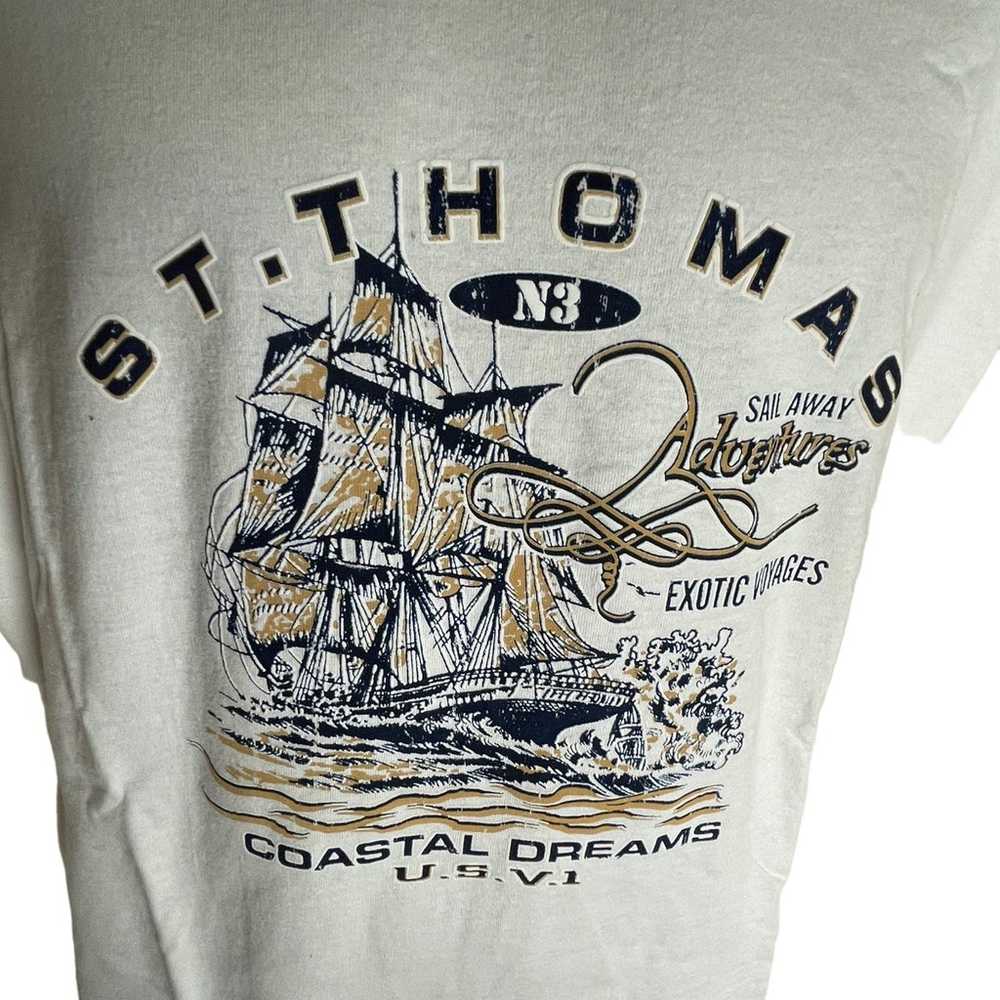 Vintage St. Thomas Single Stitch Men’s T-Shirt 2X… - image 10