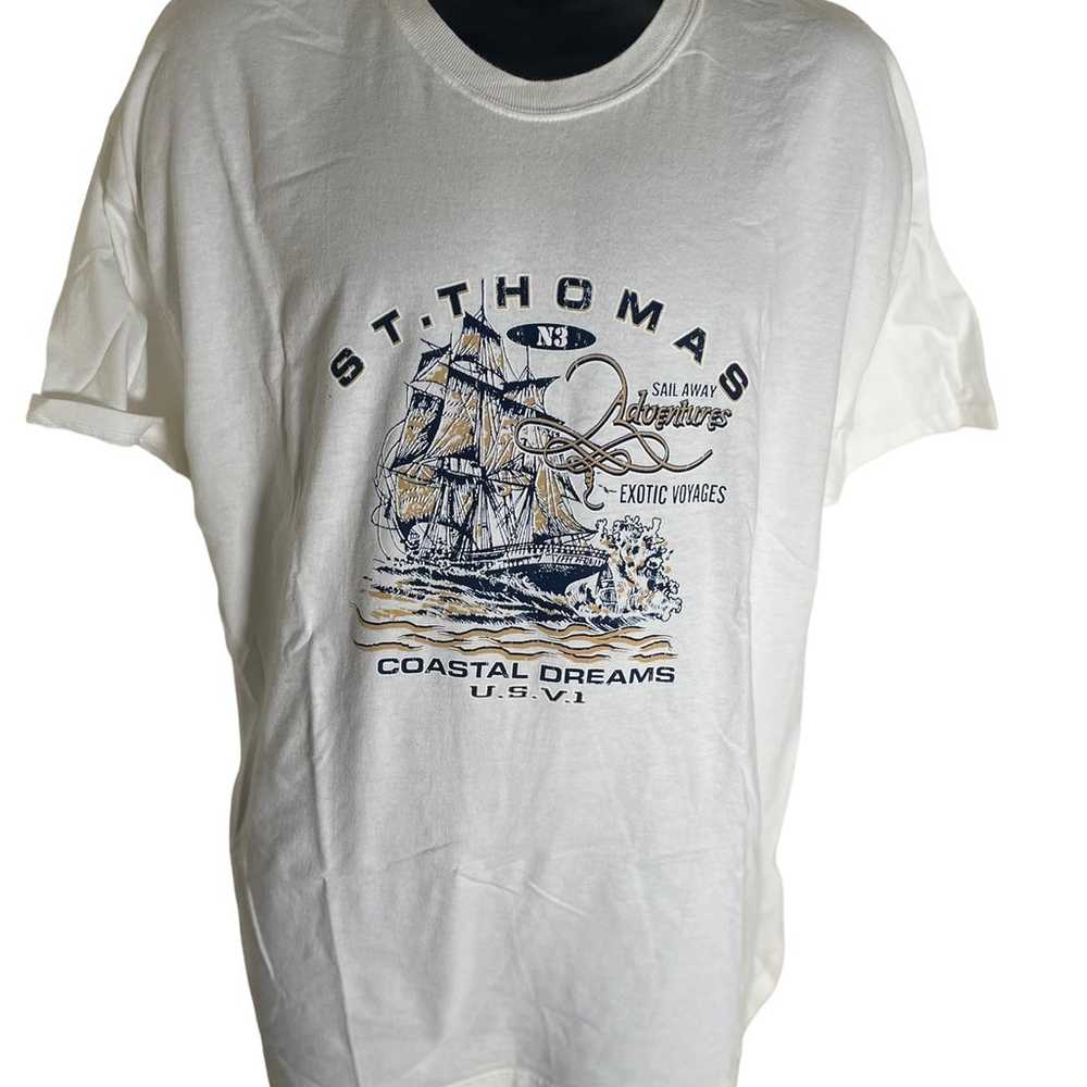 Vintage St. Thomas Single Stitch Men’s T-Shirt 2X… - image 1