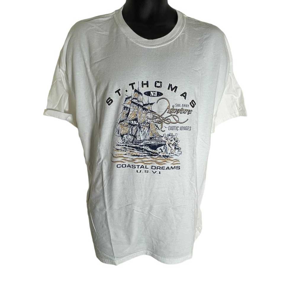 Vintage St. Thomas Single Stitch Men’s T-Shirt 2X… - image 3