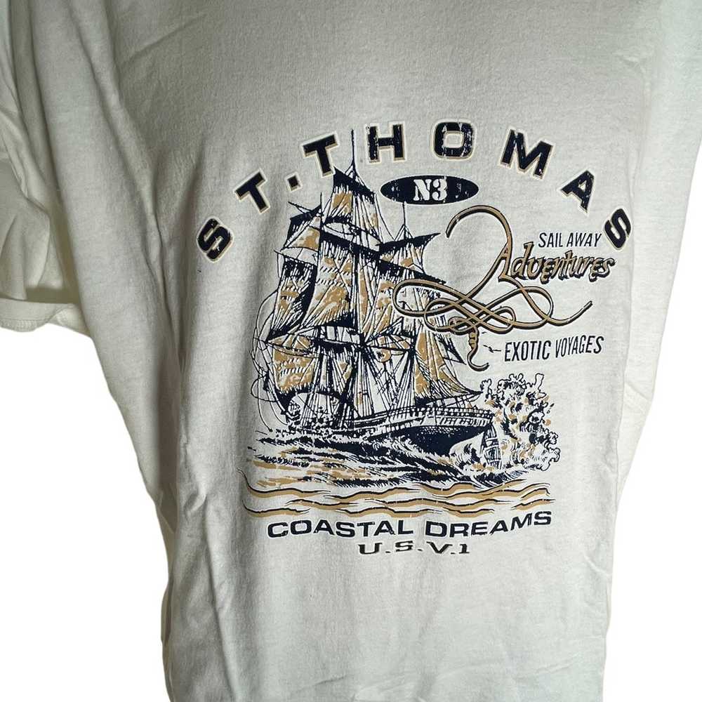 Vintage St. Thomas Single Stitch Men’s T-Shirt 2X… - image 6