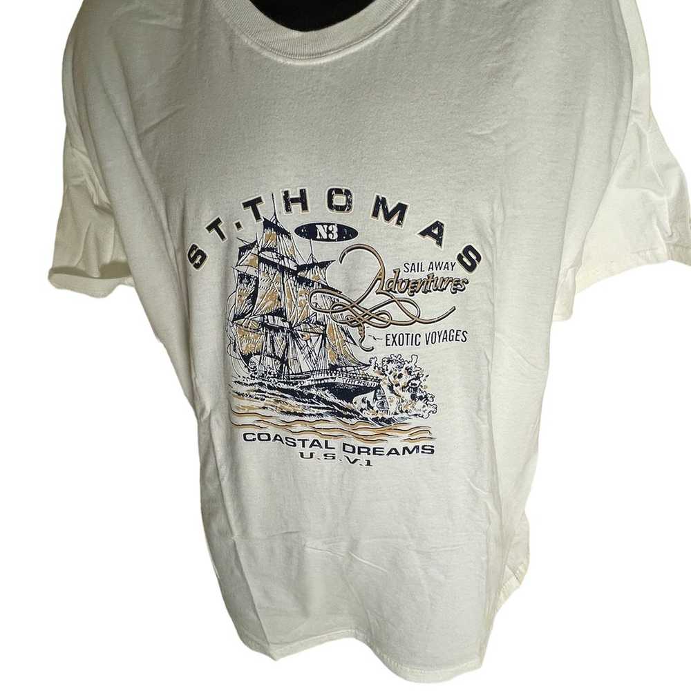 Vintage St. Thomas Single Stitch Men’s T-Shirt 2X… - image 8
