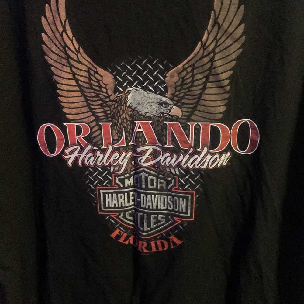Vintage Orlando Harley Davidson Shirt XXL - image 5