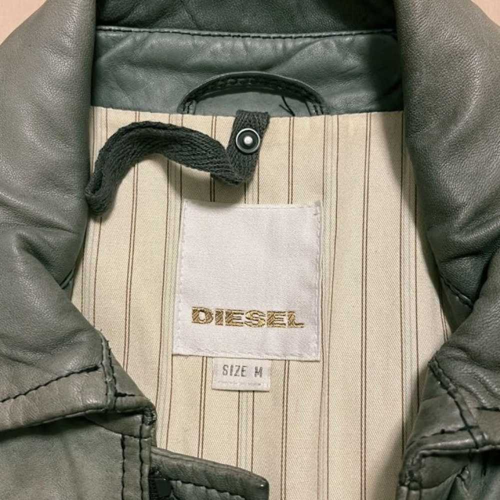 Diesel × Vintage Diesel Grail Leather Jacket - image 3