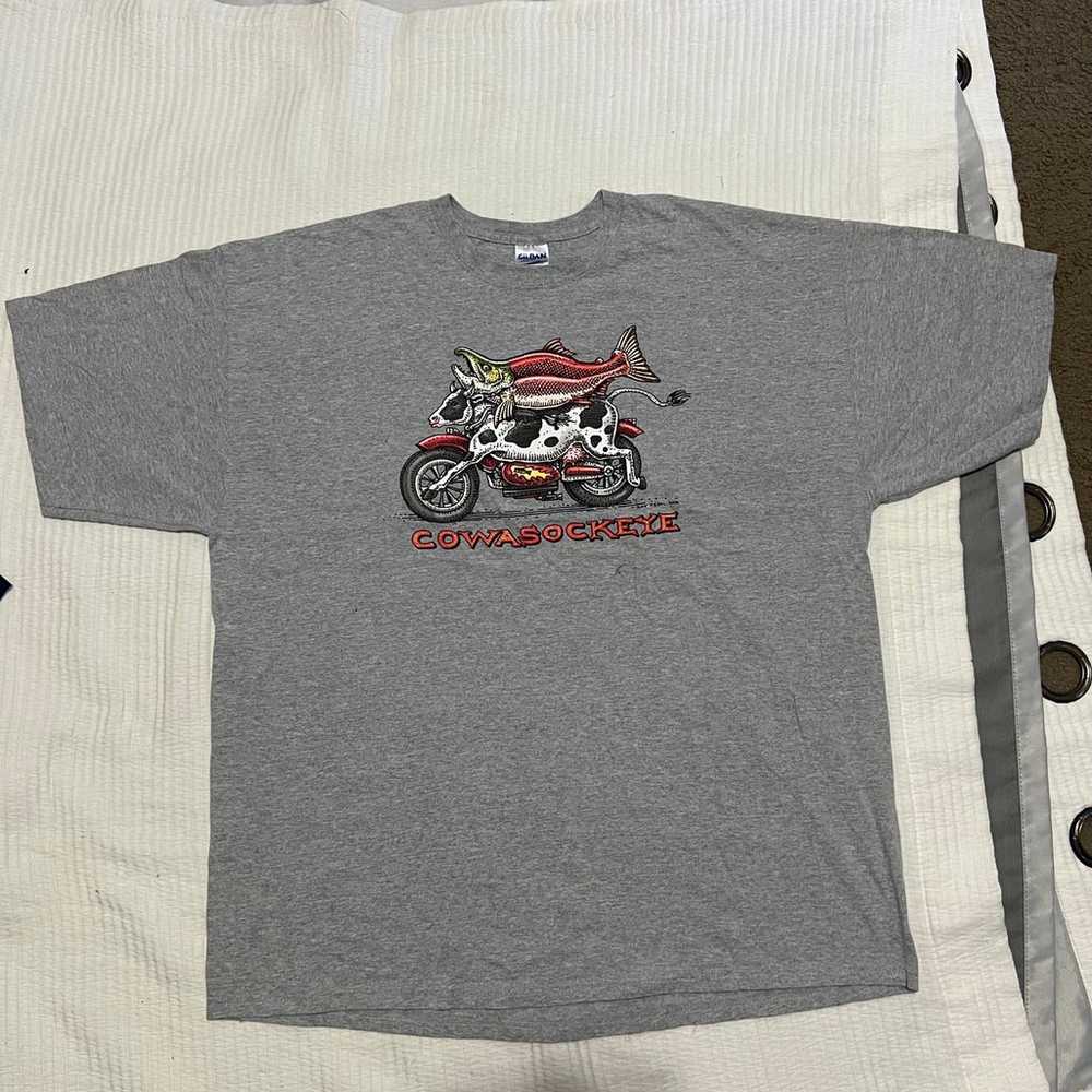 Vintage Cowasockeye Ray Troll 2010 Shirt - image 1