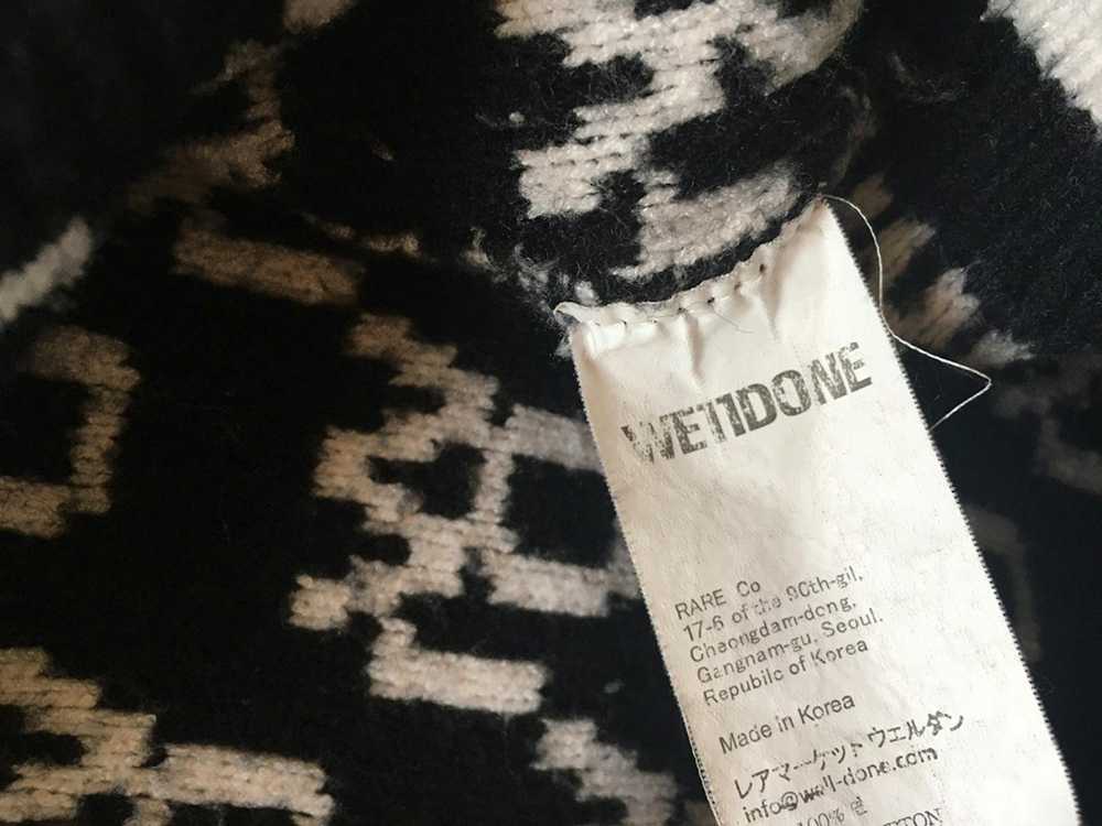 WE11DONE WE11DONE Vest xl large Knitwear monogram… - image 3