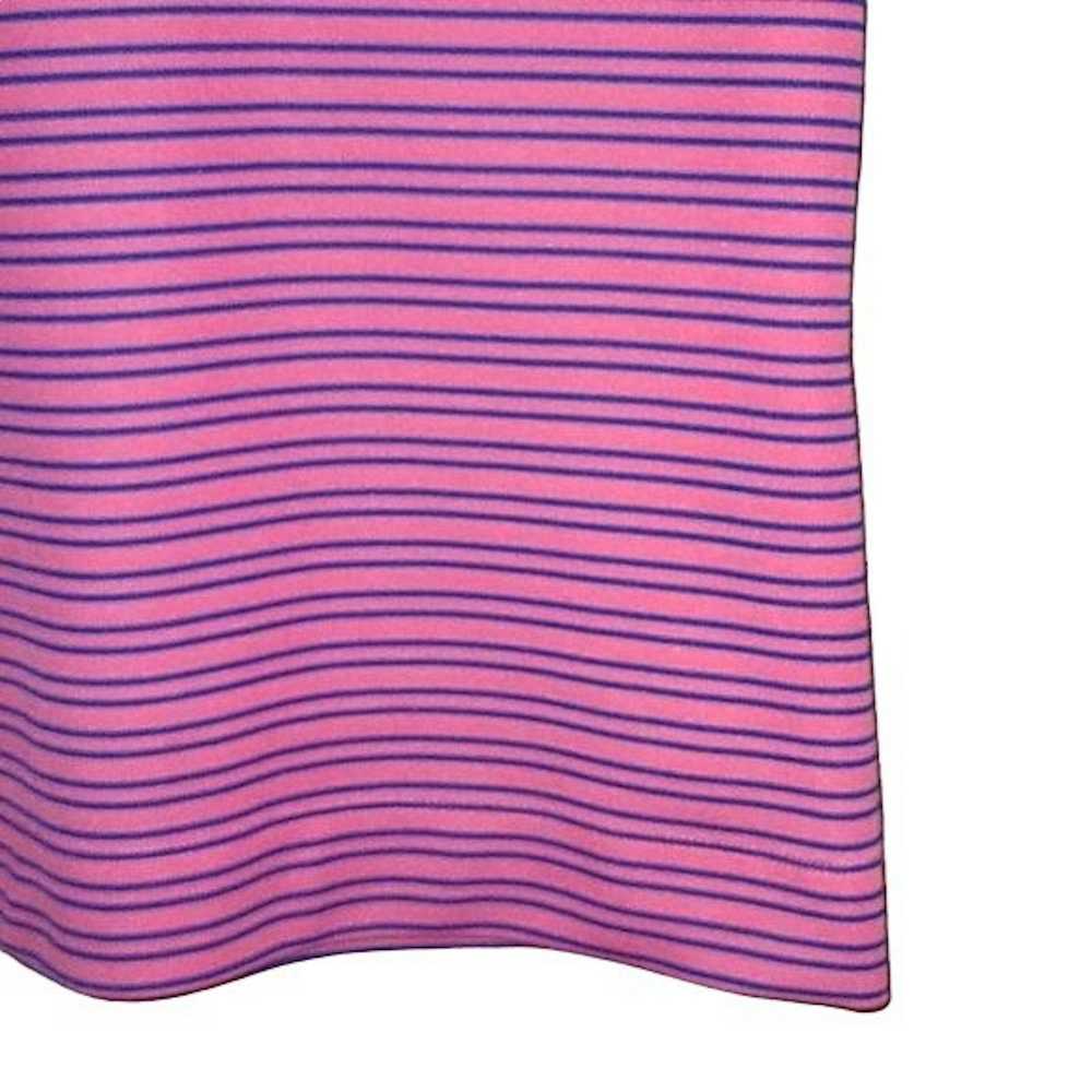 Other Liz Claiborne Small Pink Blue Striped Golf … - image 3