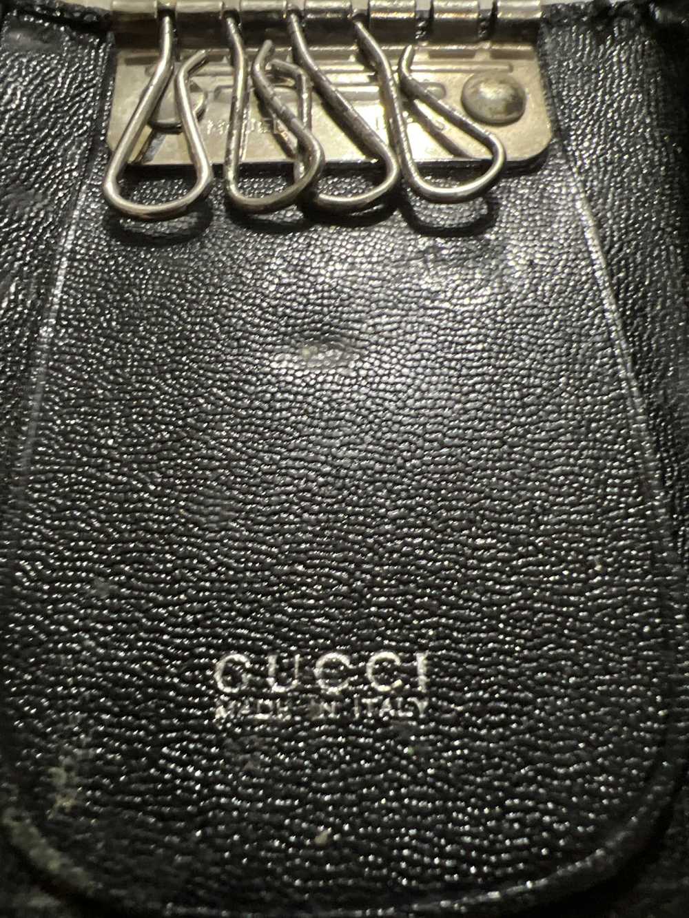 Genuine Leather × Gucci 1990s Gucci G Logo Minima… - image 10