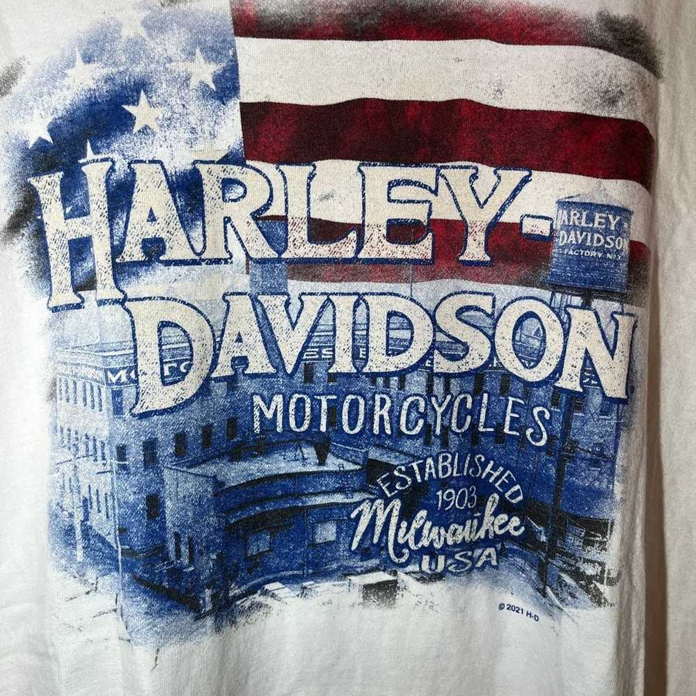 Harley Davidson t-shirt Sz 2XL - image 2
