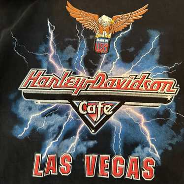 Harley Davidson Las Vegas Cafe Tee Sz 2X - image 1