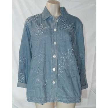 The Unbranded Brand Draper&Damon”s denim Top - image 1