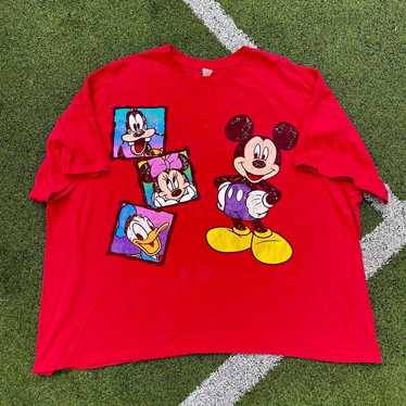 90’s Disney Mickey Mouse Goofy Vintage Retro T-Sh… - image 1