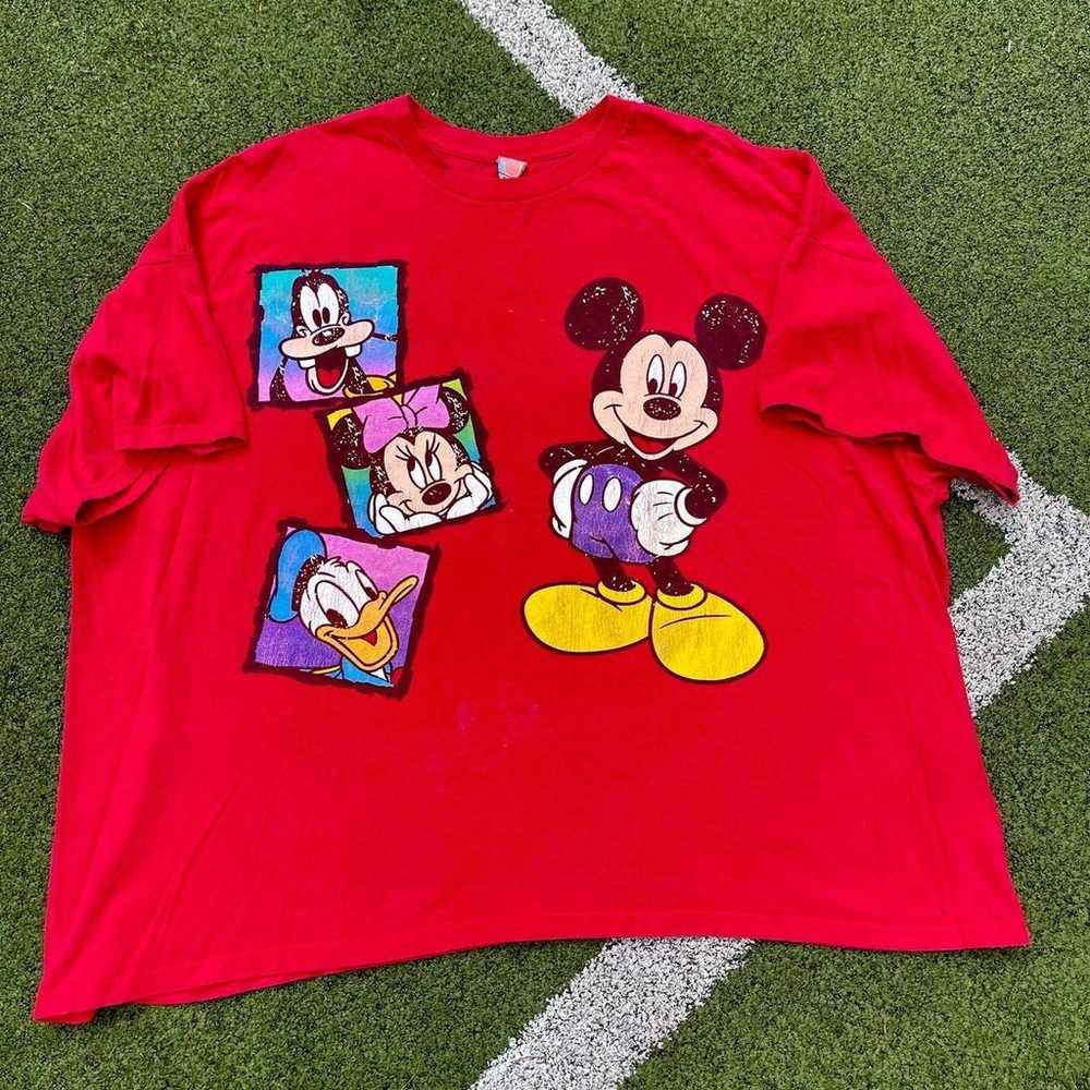 90’s Disney Mickey Mouse Goofy Vintage Retro T-Sh… - image 2