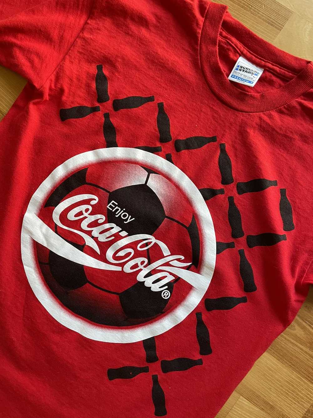 Coca Cola × Fruit Of The Loom × Vintage 90s Vinta… - image 4