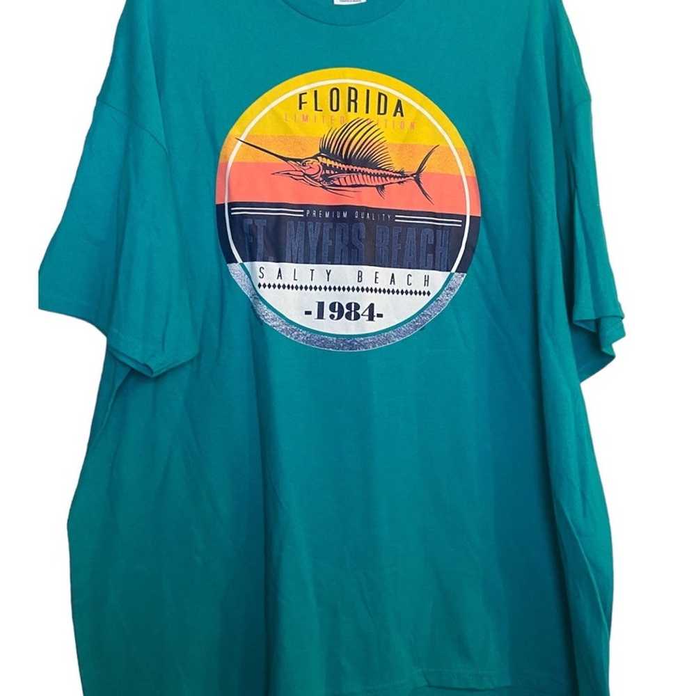 Vintage delta florida graphic tshirt short sleeve… - image 1