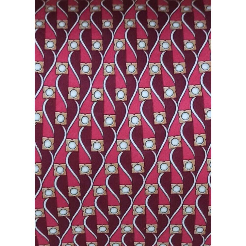 Lanvin LANVIN Geometric Silk Tie FRANCE 57"/ 3.7"… - image 3