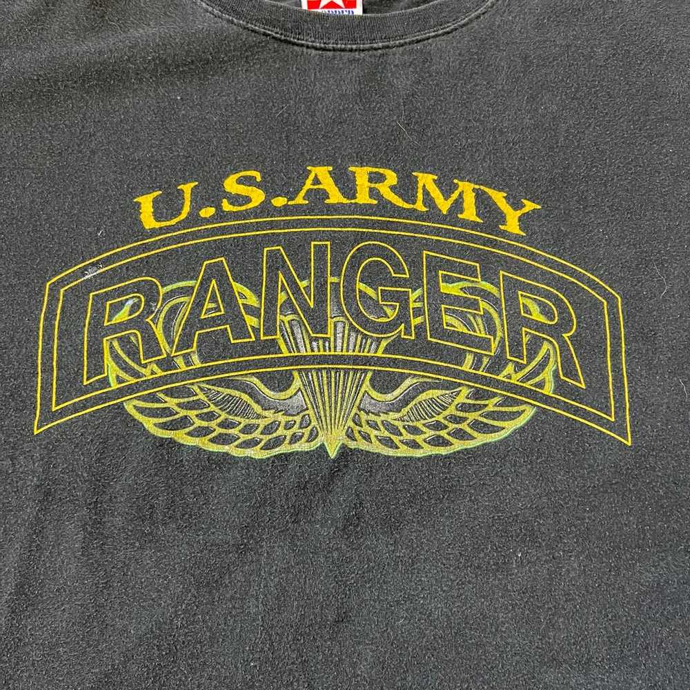 Vintage 90s Y2K Army Rangers Tshirt - image 2