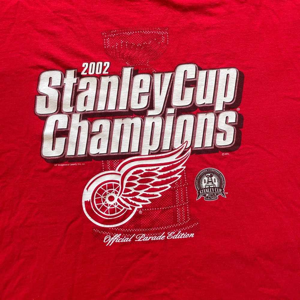 2002 Detroit Red Wings T Shirt - image 2
