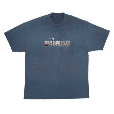 Vtg Prince Edward Island Embroidered Shirt Size XX
