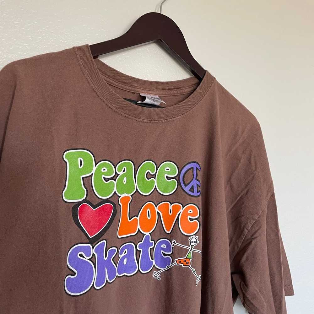 Vintage “peace love skate “ tee - image 2