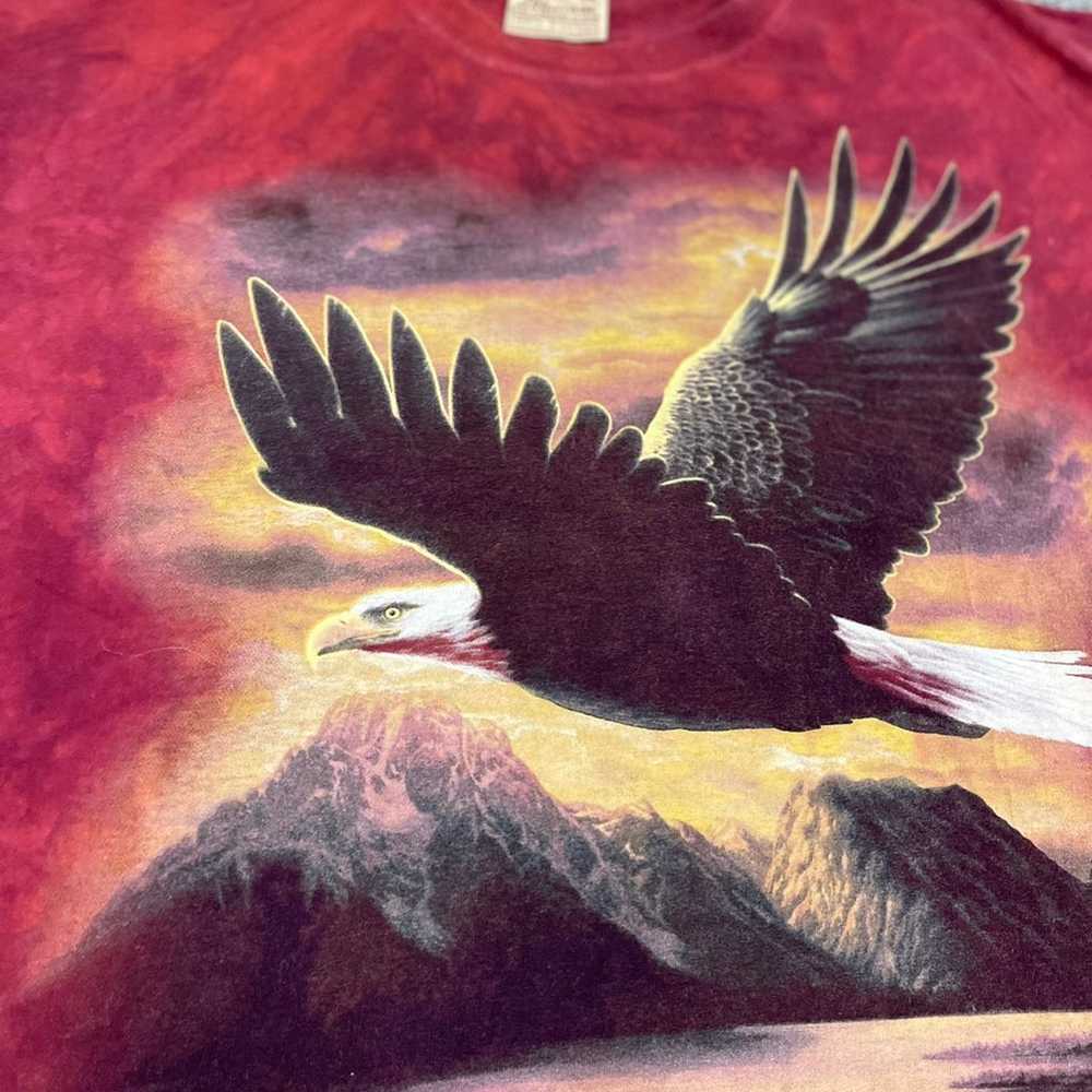 90s Eagle in the Mountains T-shirt XXL - image 4