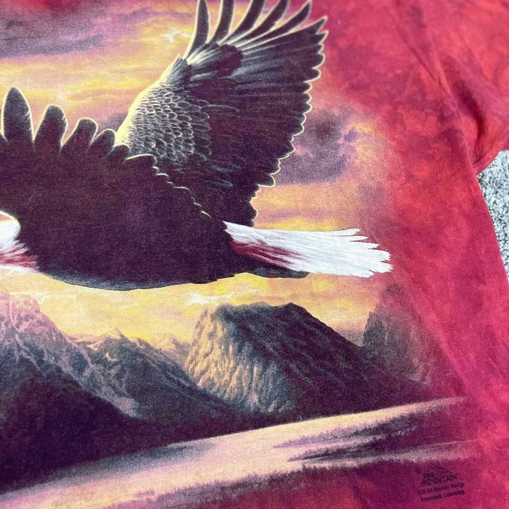 90s Eagle in the Mountains T-shirt XXL - image 5