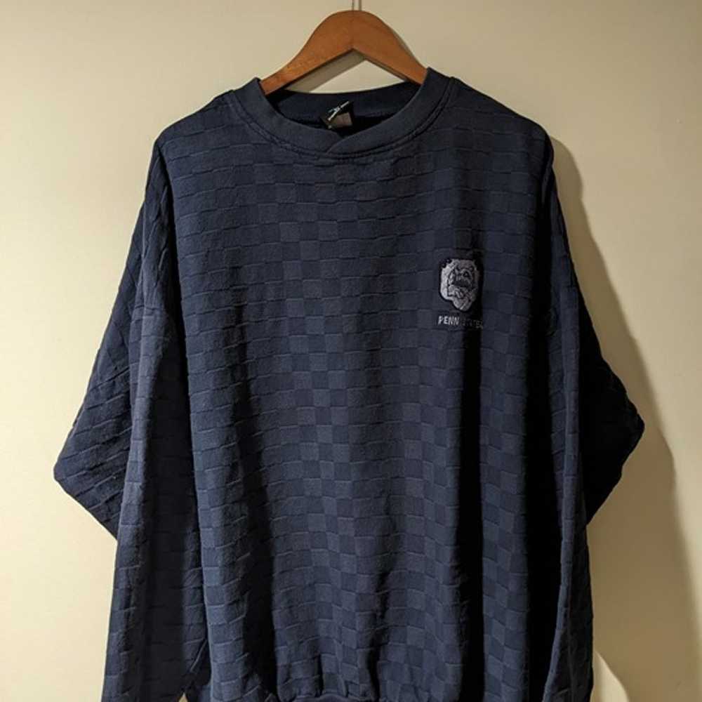 Vintage 90s Penn State College Football Checkered… - image 1