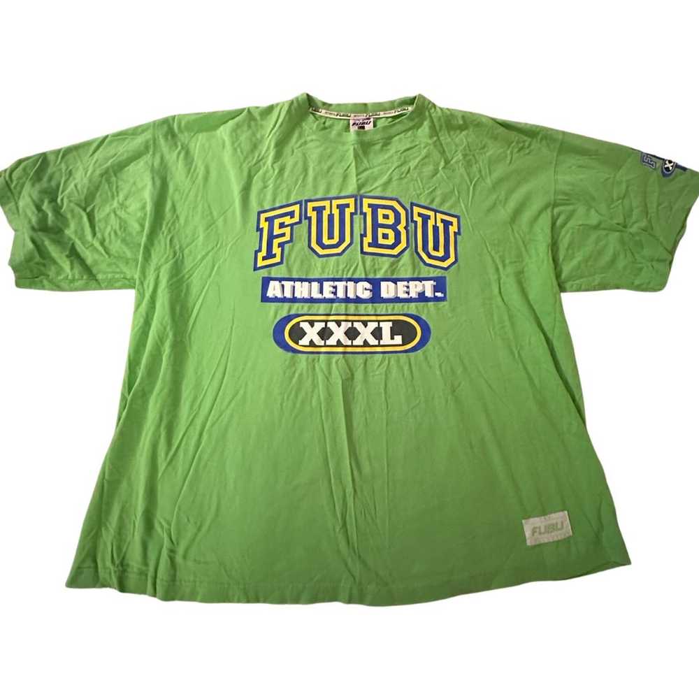 Fubu XXL Shirt Vintage Fubu XXL Logo Shirt Made I… - image 2